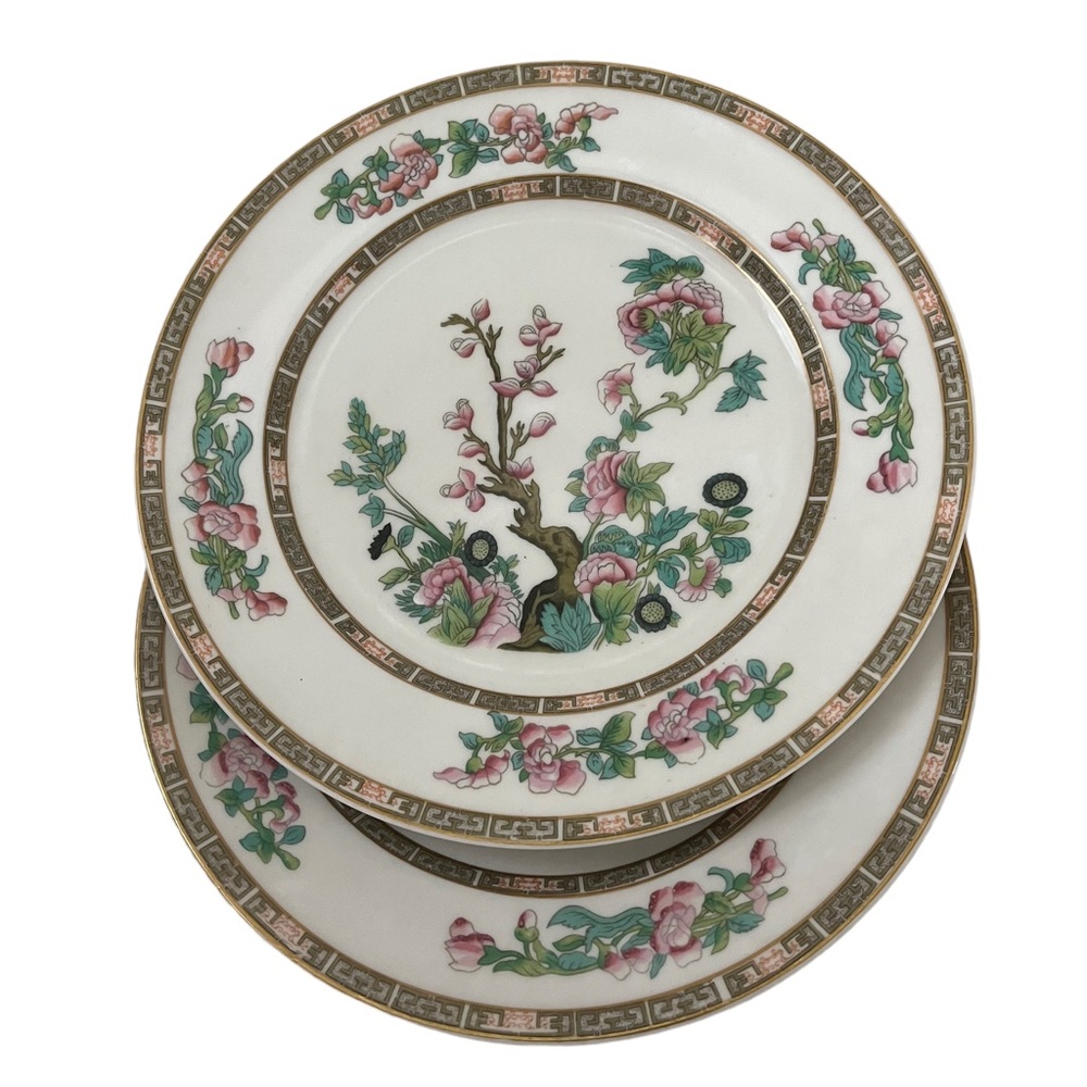 Set of 2 Lenox Indian Tree Dinner Plates